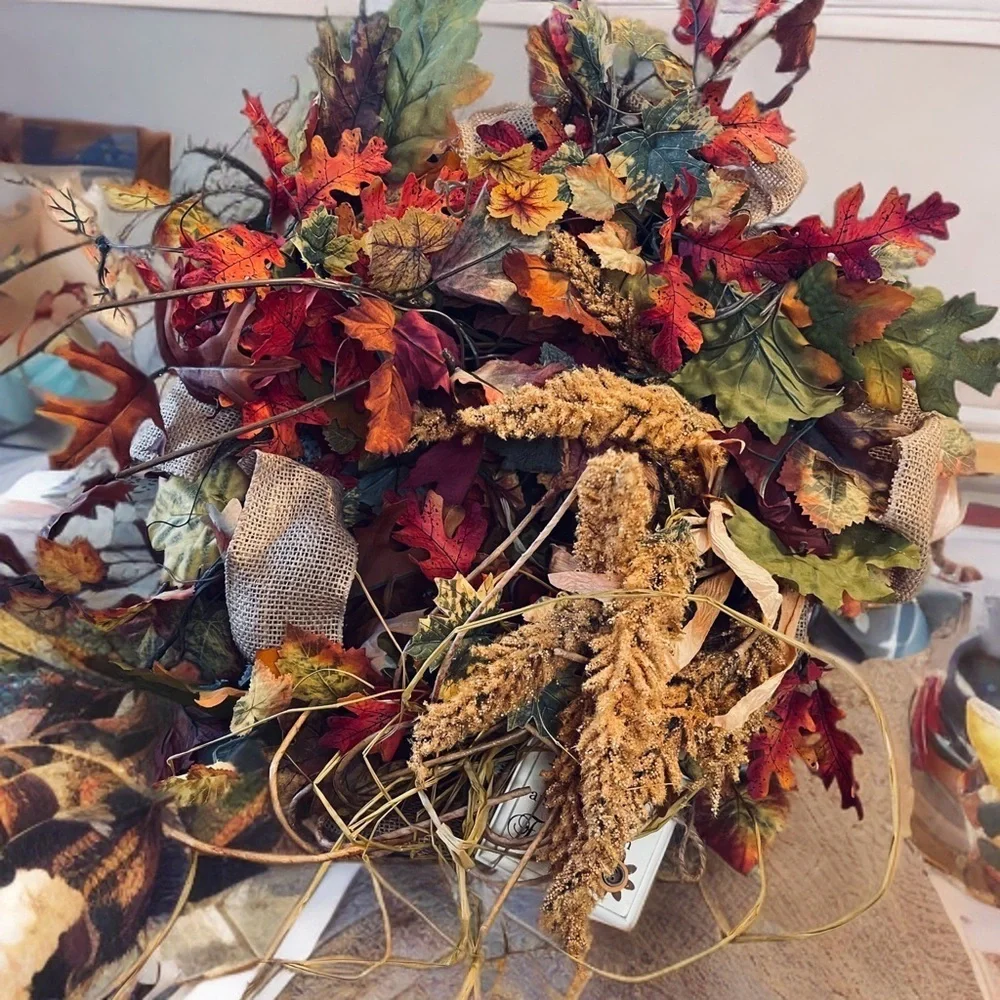 ‼️Autumn Harvest Faux Floral Wreath